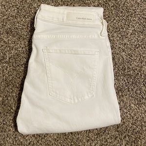 Calvin Klein white skinny jean
